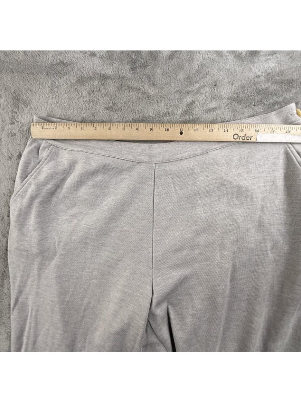 Lauren Ralph Lauren Knit Dress Pants Womens 2X Gray Straight Leg Relaxed Fit - Picture 10 of 16